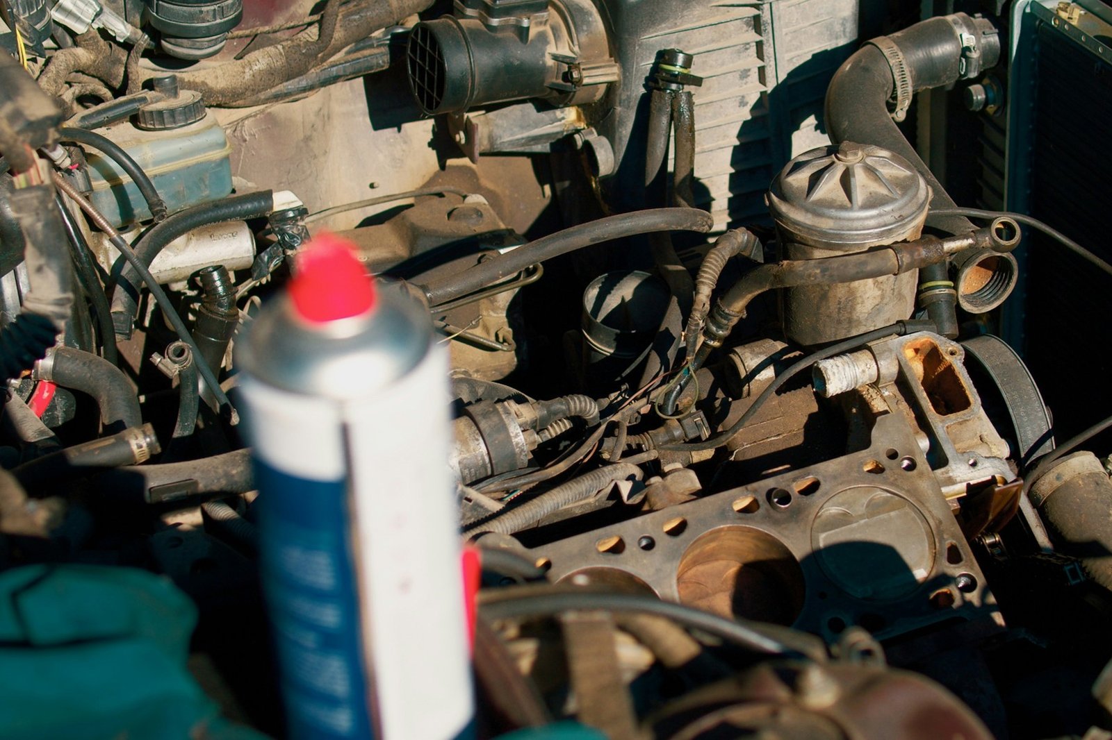 Motor mit auffälligem Geräusch